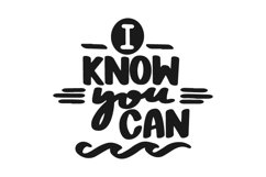 I Know you can SVG design Product Image 1