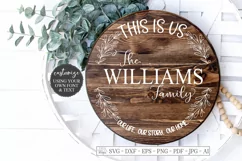 This Is Us Our Life Our Story Our Home - Round Farmhouse SVG Product Image 2