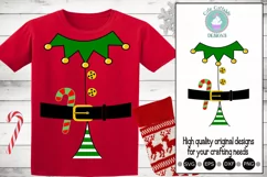 Christmas SVG, Elf body Costume Svg, Christmas Elf costume Product Image 1