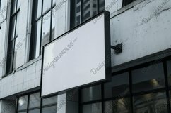 Sign Board Mockup on Building Wall Product Image 2