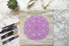 Mandala Svg, Zentangle Svg, Mandala Sunflower Svg, Mandala Product Image 5