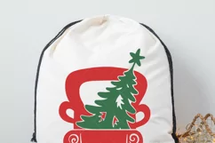 Red christmas truck, Christmas truck svg Product Image 2