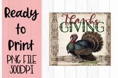 Thanksgiving Vintage Ready to Print Product Image 1