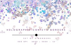 Holographic Confetti Borders Product Image 1