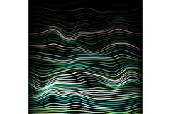 Moire Abstract Texture Vector. Modern Artistic Illustration Product Image 1