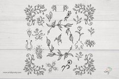22 SVG and PNG Floral hand-drawn elements. Product Image 2