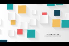 Overlapping square design vector background Product Image 10