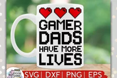 Gamer Dad SVG DXF PNG EPS Cutting Files Product Image 1