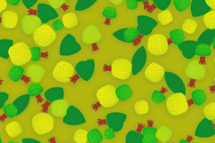 Green Floral Pattern Background Product Image 1