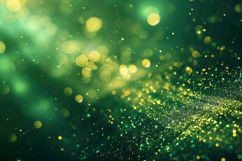 Green and Gold Bokeh Background Wallpaper Product Image 1