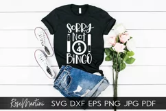 Sorry Not B4 Bingo SVG Bingo Lover SVG Bingo Player Product Image 2