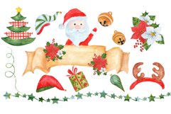 Watercolor Christmas clip art Product Image 2