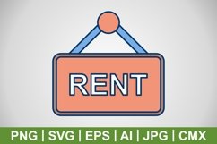 Vector Rent Icon Product Image 1
