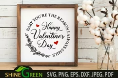 Valentines SVG - Valentine's Day Couple Love Quote SVG Product Image 1