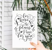 For I Know The Plans I Have For You SVG | Bible Verse SVG Product Image 3