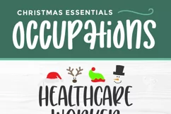 Christmas Healthcare worker svg, a health care worker svg Product Image 5