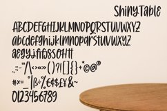 Shiny Table - Quotable Handlettering Font Product Image 4
