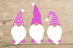Valentine's Day Gnomes SVG with decorative hats Product Image 3
