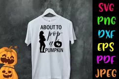 About to Pop Pumpkin Halloween SVG I Halloween Cut File Product Image 2