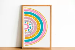 Rainbow SVG PNG EPS DXF Files BABY SVG Cutting Printing File Product Image 4
