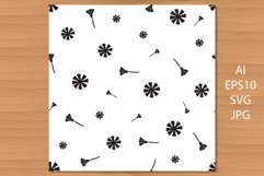 Flowers. 6 Seamless patterns. Product Image 2
