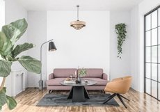 Wall mockup - Wallpaper mockup - Living room Product Image 5