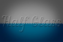 Half Glass Transparent Editable Photoshop Text Style Effect Product Image 1