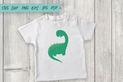 Dinosaur SVG, Dino SVG, Kids Dino SVG, Dinosaur Monogram SVG Product Image 3