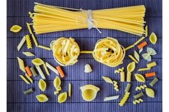 Stock Photo - Set of pasta of various types Product Image 1