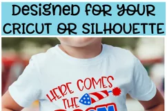 Here Comes the BOOM - A 4th of July Cricut Cut File Product Image 2