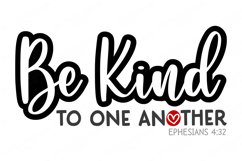 Be Kind To One Another - Christian Cutting File - SVG DXF AI Product Image 2