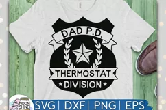 Dad PD Thermostat Division SVG DXF PNG EPS Cutting Files Product Image 1