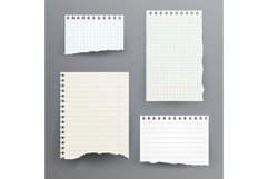 Notebook Papers With Torn Edge Product Image 1