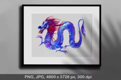 Dragon. T-shirt sublimation. Png, jpg Product Image 1