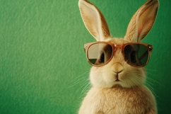 Cool bunny with glasses Product Image 1