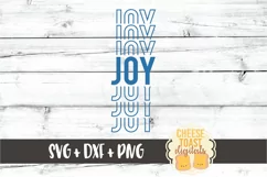 Joy - Christmas Mirror Word SVG PNG DXF Cut File Product Image 2