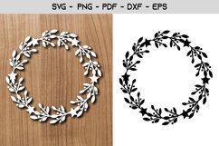 Flower Frame Paper Template Design Product Image 1