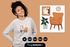 Interior Illustrations for T-Shirt Design Product Image 1