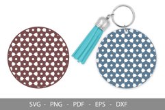 Keychain Circle Patterns Svg Design Product Image 1