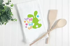 Easter SVG File - Too Hip to Hop Hop SVG File Product Image 4