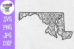 Maryland US State Mandala SVG - 50 States SVG Product Image 1