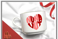 Nunavut Canadian Province Heart Shaped Word Art SVG Product Image 2
