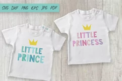 Baby SVG, Little Princess SVG, Little Prince SVG design Product Image 1