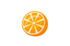 Orange cartoon vector illustration Product Image 1