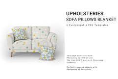 Upholsteries - Sofa, Blanket and Throw Pillows Set Product Image 1