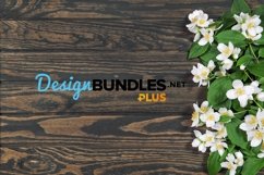 Dark wooden background with fresh jasmine flowers decoration