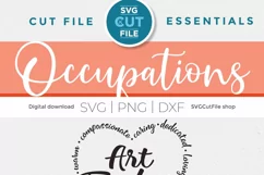 Art Teacher svg - an art teacher svg heart file for crafters Product Image 6