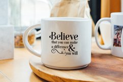 Believe that You Can Make a Difference, An Inspirational SVG Product Image 2
