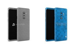 Samsung Galaxy S9 Plus Vinyl Skin Design Mockup 2018 (Front-Back Angled) Product Image 1