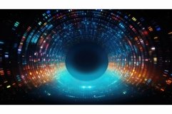 features technology background circle Product Image 1